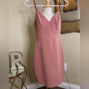 A’Gaci Dress in Rose Pink. Side Small